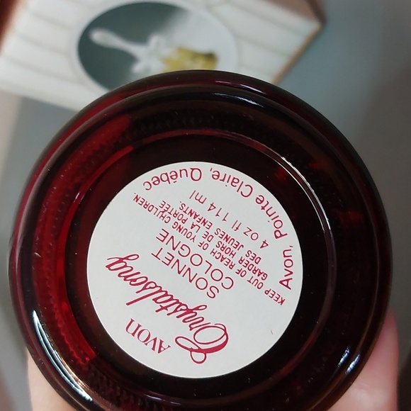 Vintage AVON Crystalsong Sonnet Perfume Bottle Full NIB - Picture 5 of 6